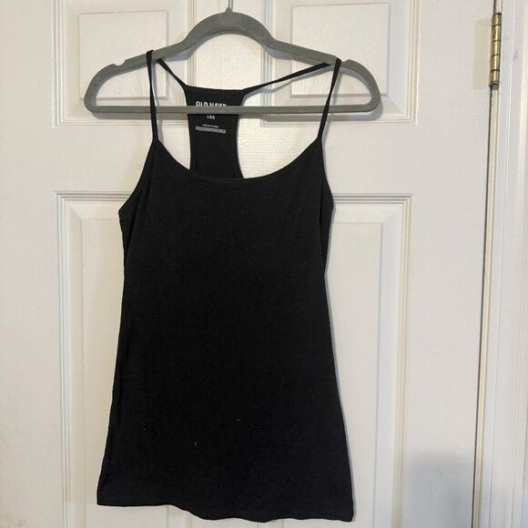 Old Navy Racerback Tank Top – Black, Size Large, EUC, Lightweight - Picture 1 of 4